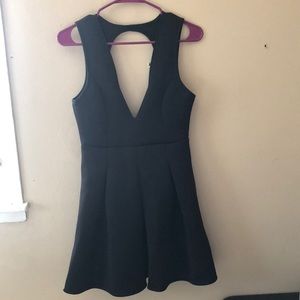 Mini black dress